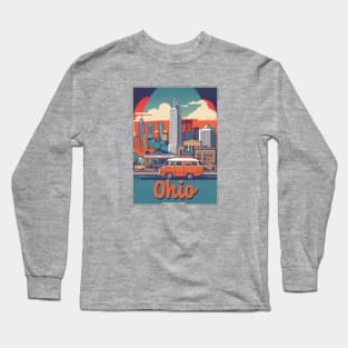 Ohio Vintage Design Long Sleeve T-Shirt